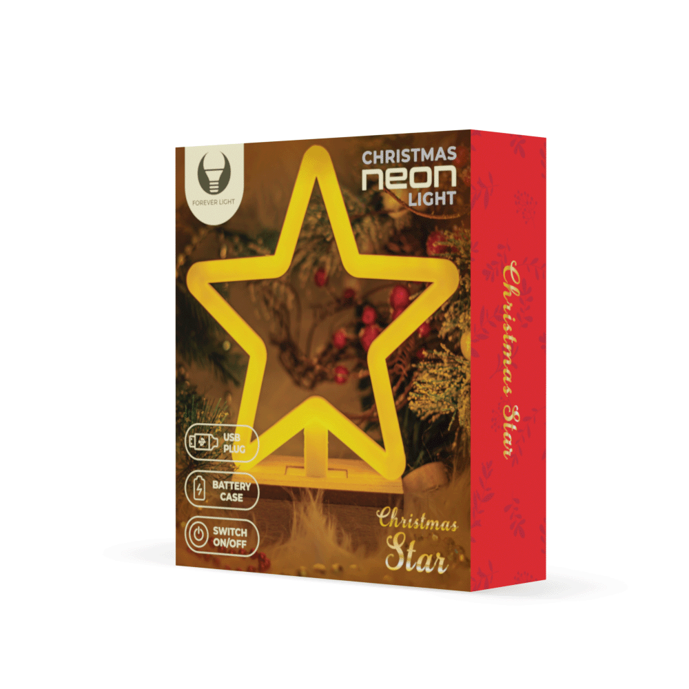LED neonsko svjetlo Standing Star