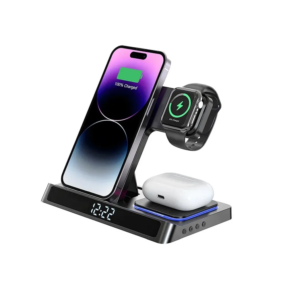 Budilica/bežični punjač Wi-C006 Power Stand