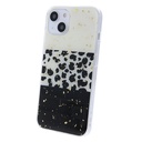 Maska Golden Particles Leopard Collage