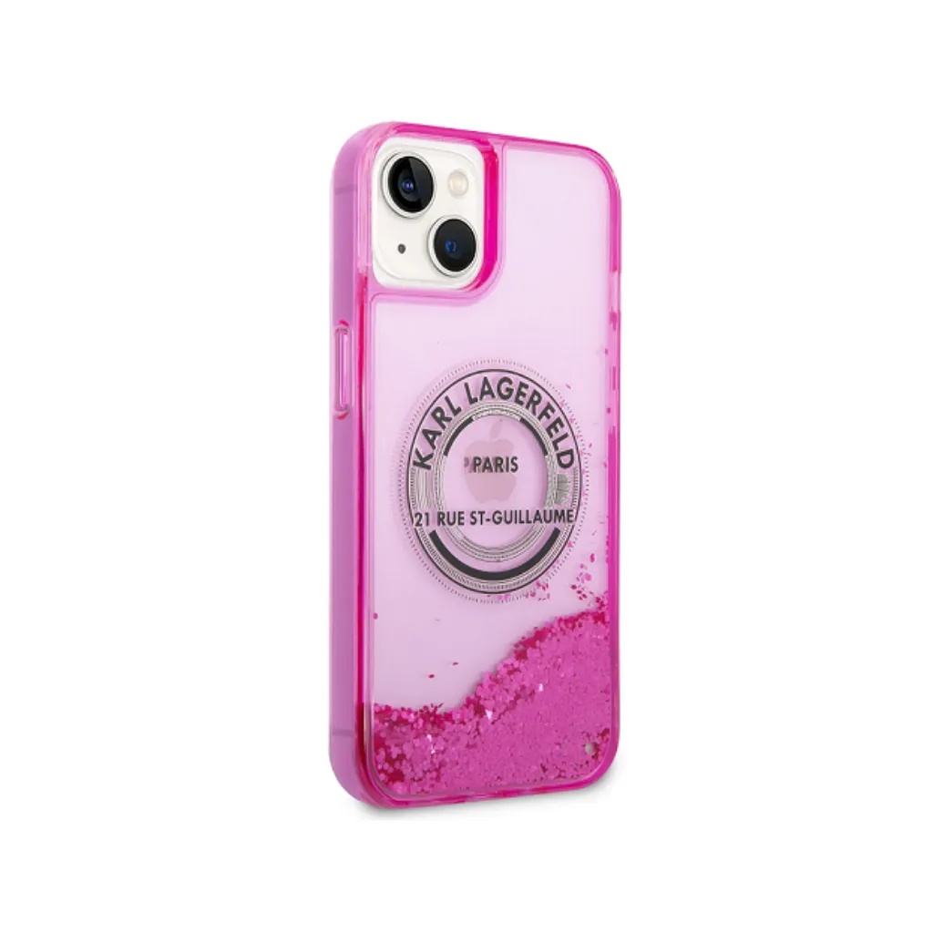 Karl Lagerfeld maska Liquid Glitter Round RSG Logo