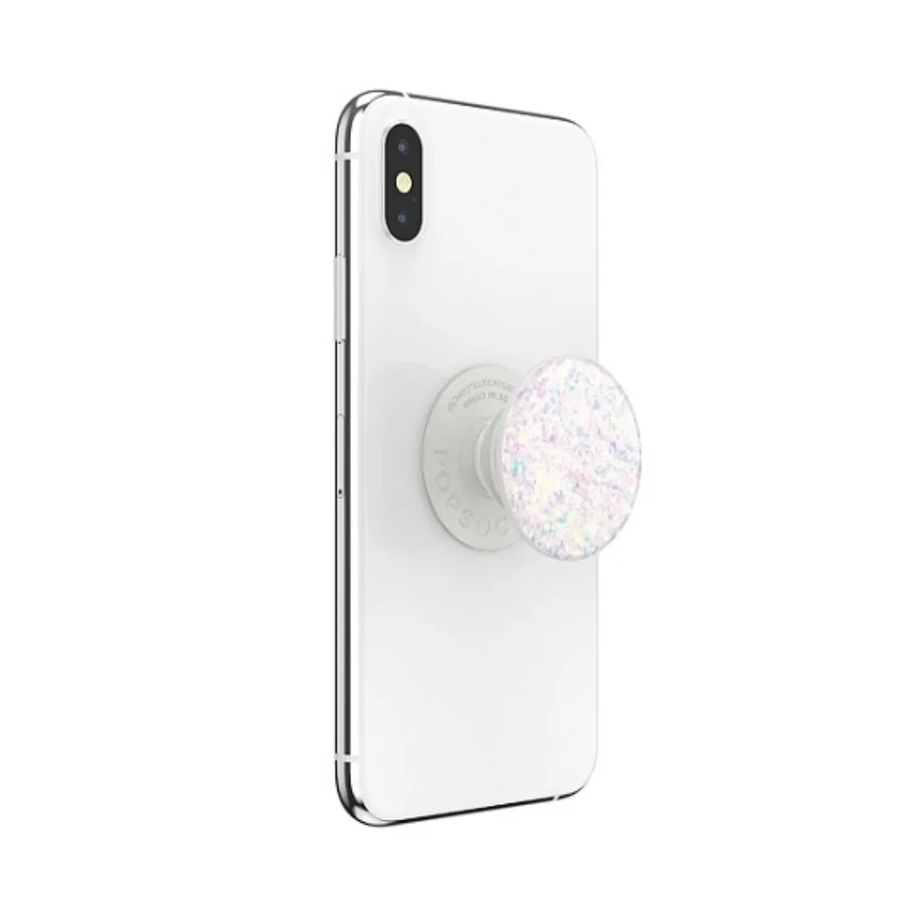 PopSockets držač za mobitel Iridescent Confetti White