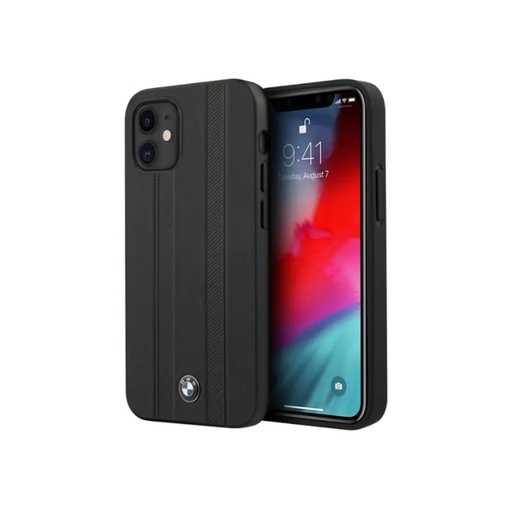 BMW Phone Case Embossed Tire Marks (iPhone 12 Mini, black)