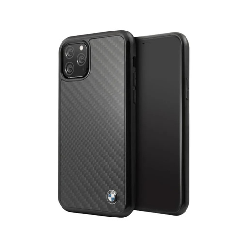 BMW Phone Case Real Carbon Fiber (iPhone 11 Pro Max, black)