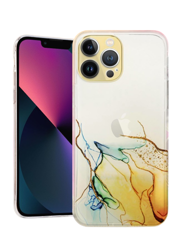 Silicone Case Aquarelle (Xiaomi Redmi Note 11 Pro, orange)