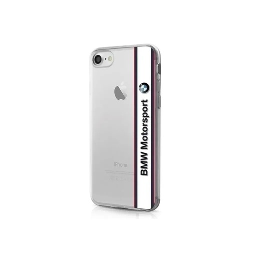 BMW Phone Case Motosport Vertical (iPhone 7/8/SE2, white)