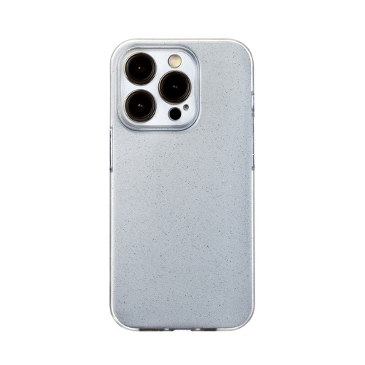 Silicone Case Shine (iPhone 14 Pro Max, silver)