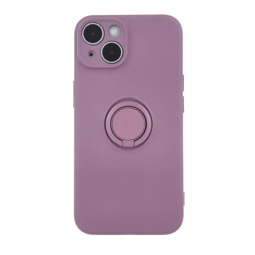 Silicone Case Monochrome Ring (iPhone 14, dark purple)