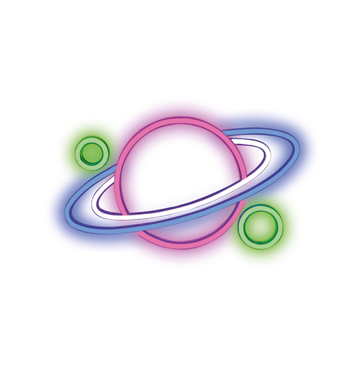 LED neonsko svjetlo Plexi Planet