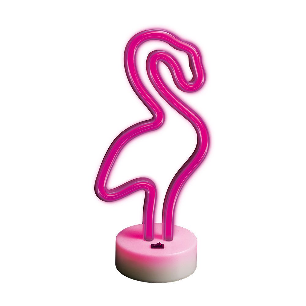 LED neonsko svjetlo Standing Flamingo