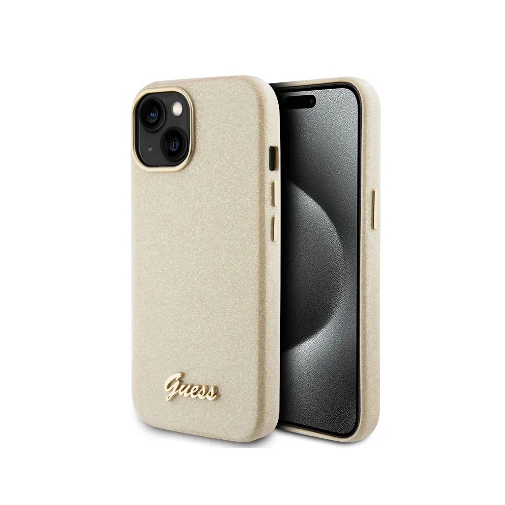 Guess Phone Case Glitter Camera Frame