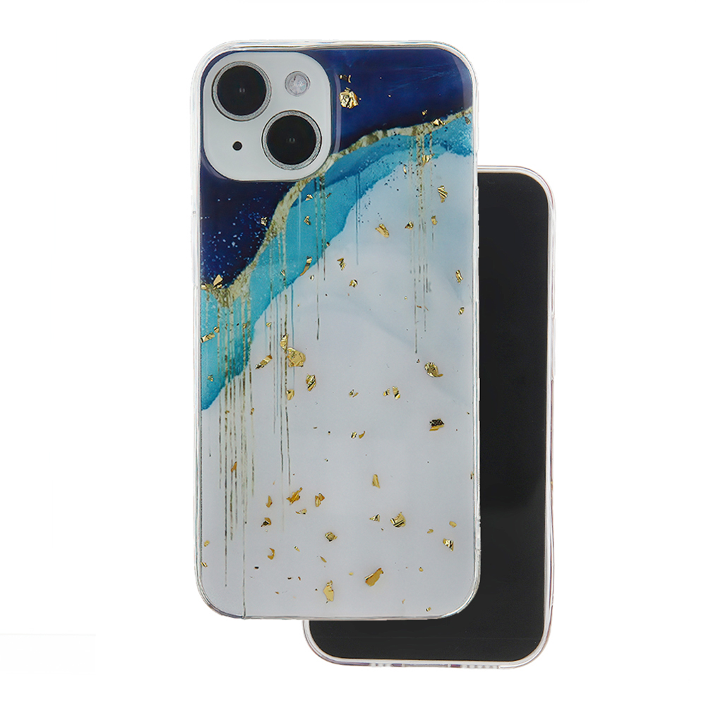 Phone Case Golden Particles Mountain