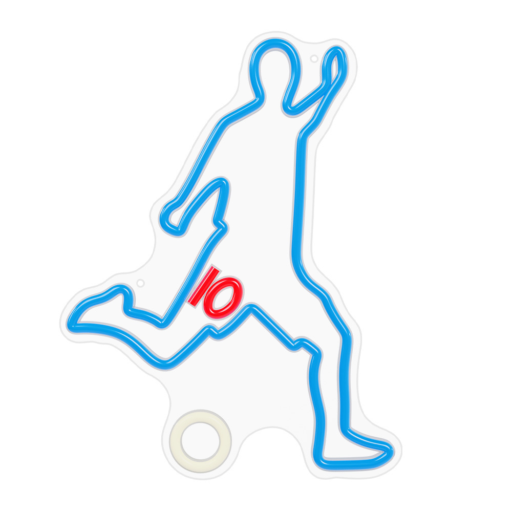 Neon LED Light Plexi Footballer