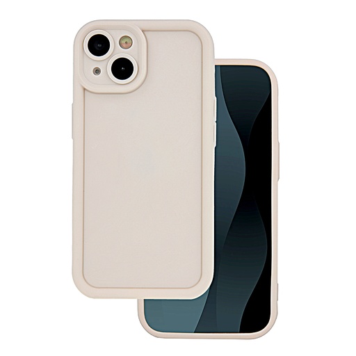 Silicone Case Rim (iPhone 15, beige)