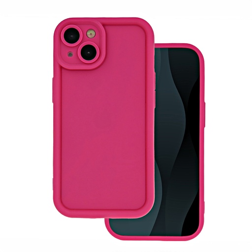 Silicone Case Rim (iPhone 15, pink)