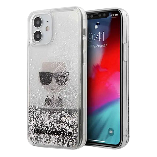 Karl Lagerfeld Phone Case Inner Ikonik Liquid Glitter