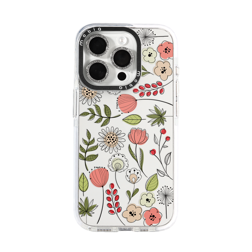 Maska Pattern Spring (iPhone 14, prozirno)