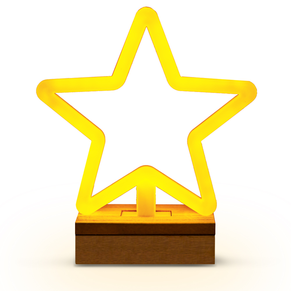 LED neonsko svjetlo Standing Star