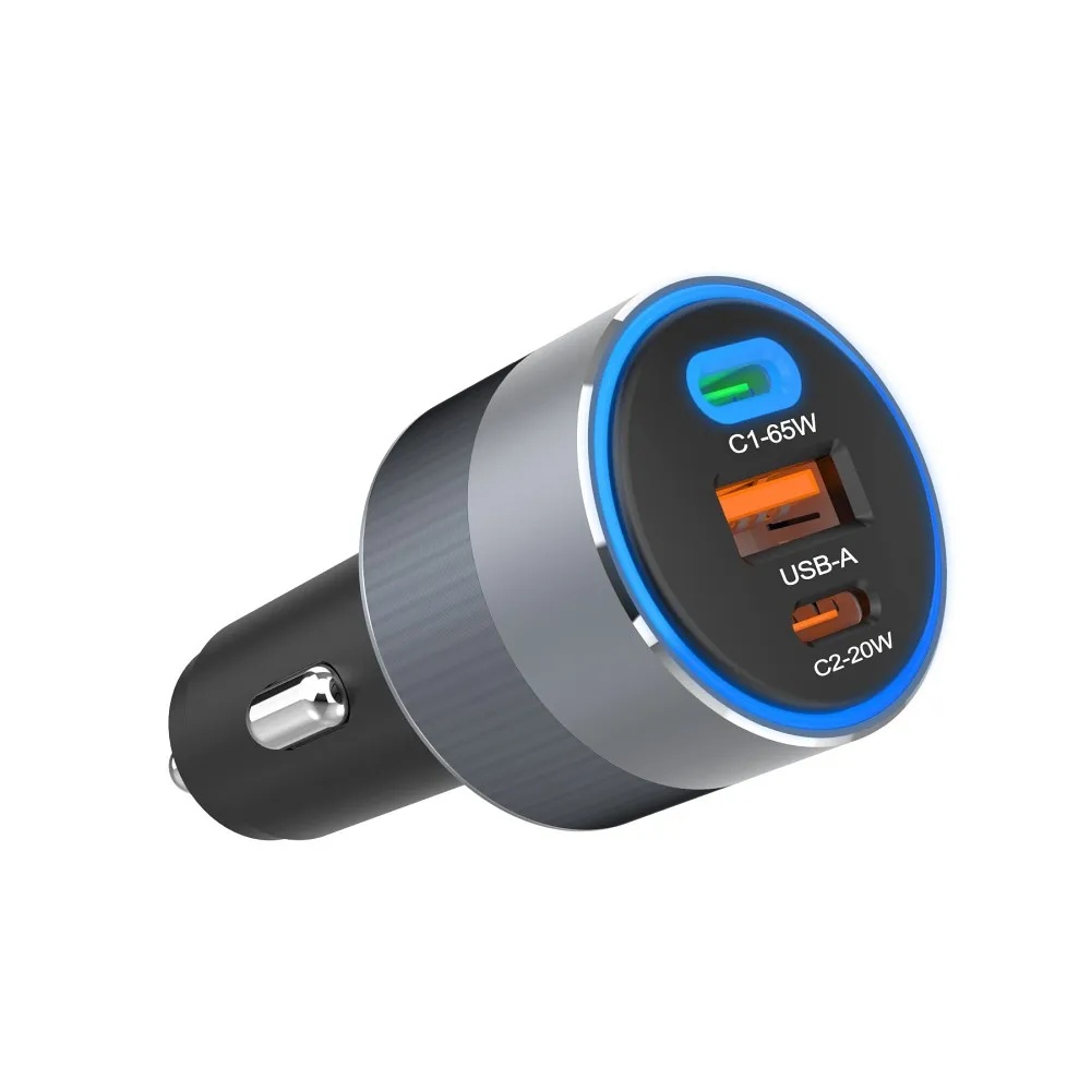 Forcell auto adapter F-Energy 2 x USB C + USB