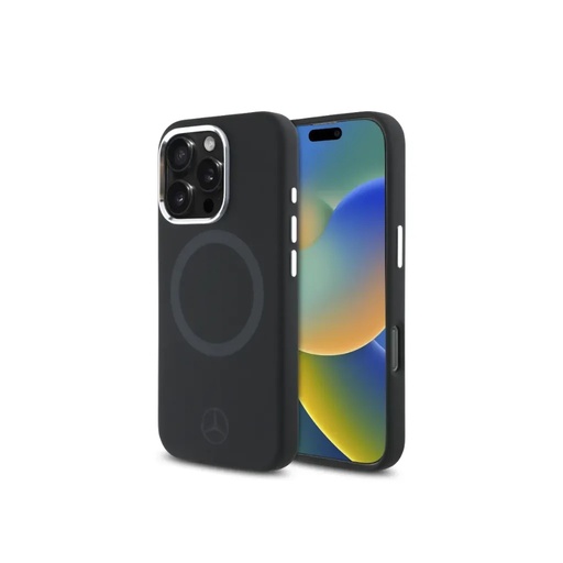 Mercedes-Benz maska MagSafe Tonal Logo Liquid (iPhone 16 Pro, crno)