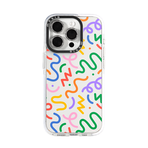 Phone Case Pattern Confetti (iPhone 16 Pro Max, transparent)