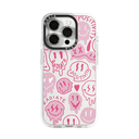 Phone Case Pattern Pink Smiley
