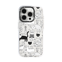 Phone Case Pattern B&W Cats