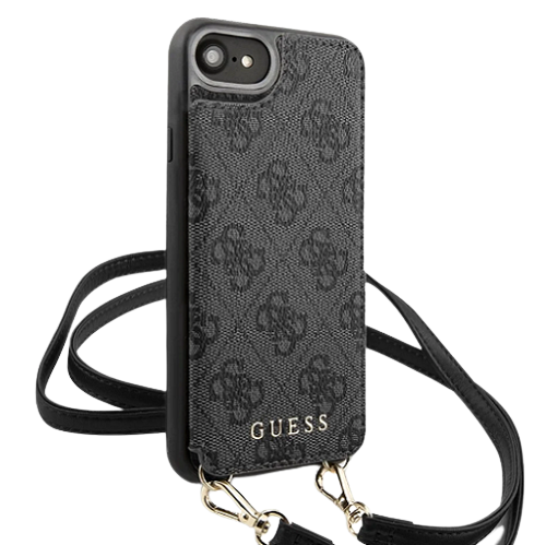 Guess Phone Case 4G Card Slots Crossbody (iPhone 7/8/SE2, grey)