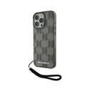 Karl Lagerfeld Phone Case Gradient KL Pattern Wrist Cord