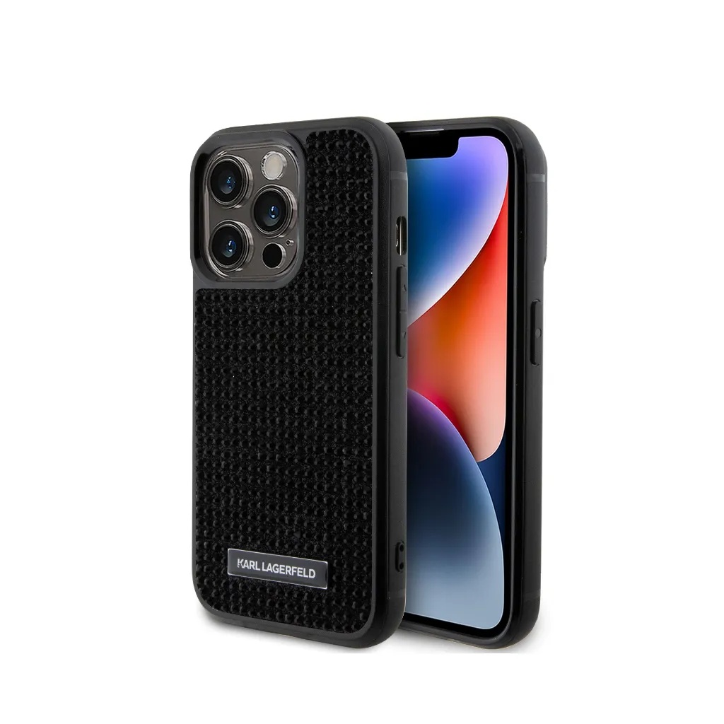 Karl Lagerfeld maska Metal Logo Rhinestone