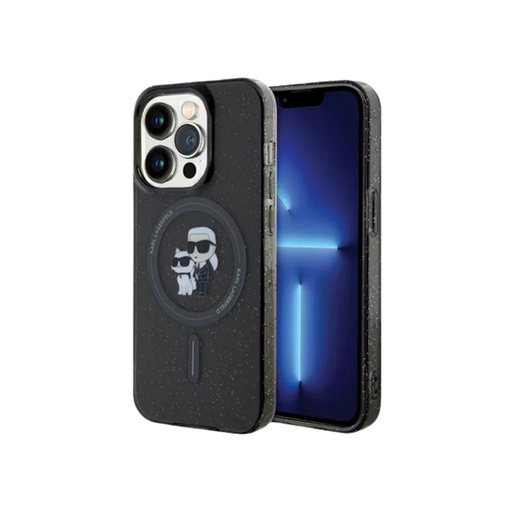 Karl Lagerfeld maska K&C Bodies Glitter MagSafe (iPhone 13, crno)