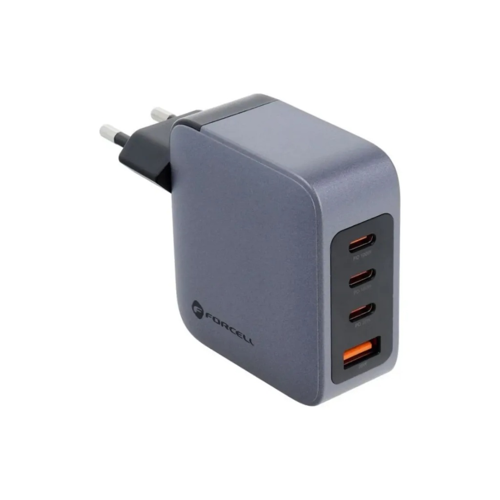 Forcell zidni adapter USB+3x USB C 100W