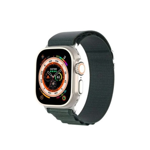 Remen za Apple Watch GS Nylon (Apple Watch 42/44/45/49 mm, maslinasto zeleno)