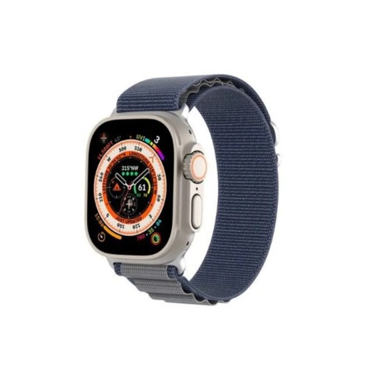 Remen za Apple Watch GS Nylon (Apple Watch 42/44/45/49 mm, tamno plavo)
