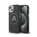 Karl Lagerfeld Phone Case K&C Heads Glitter Logo MagSafe