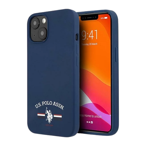 U.S. Polo Assn. Phone Case Flag Logo Liquid