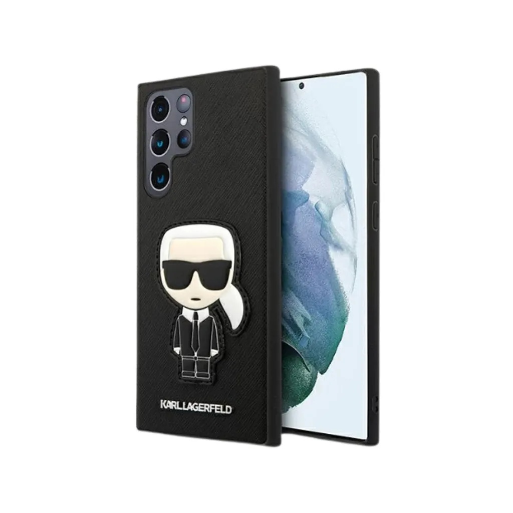 Karl Lagerfeld Phone Case Ikonik Patch Saffiano