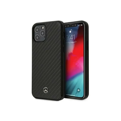 Mercedes-Benz maska Dynamic Carbon (iPhone 12 Mini, crno)
