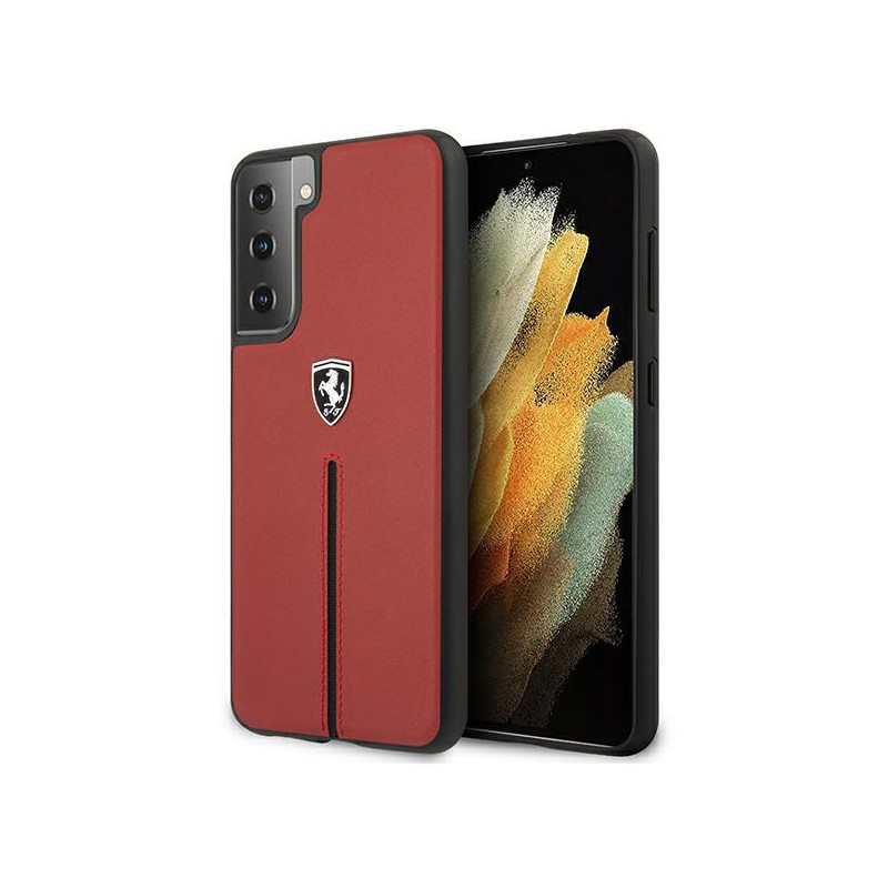 Ferrari Phone Case Black Nylon Stripe