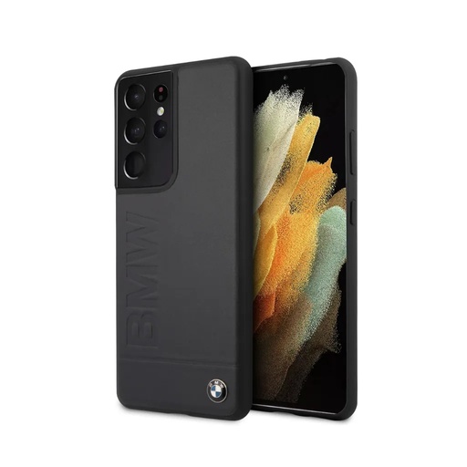 BMW maska Hot Stamped Metal Logo (Samsung S21 Ultra, tamno plavo)