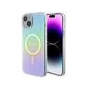 Guess maska MagSafe Script Iridescent