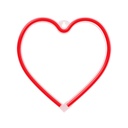 LED neonsko svjetlo Heart