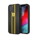Ferrari maska Carbon Effect Yellow Stripes