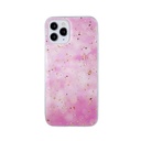 Maska Golden Particles Pink Hearts